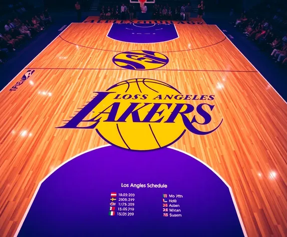 lakers schedule