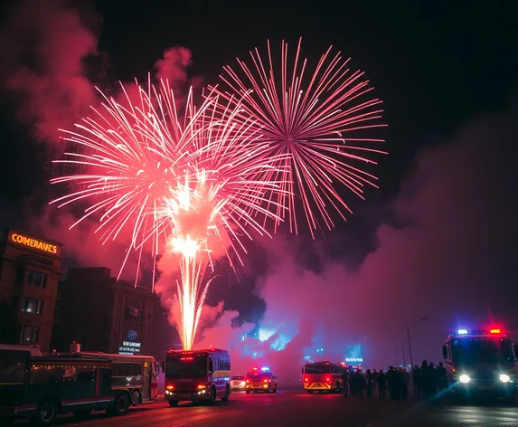 fireworks style accident place