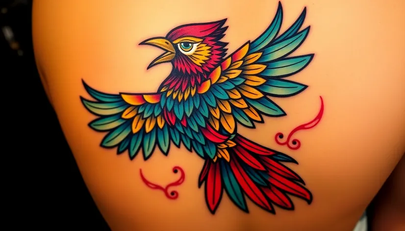 traditional bird tattoo