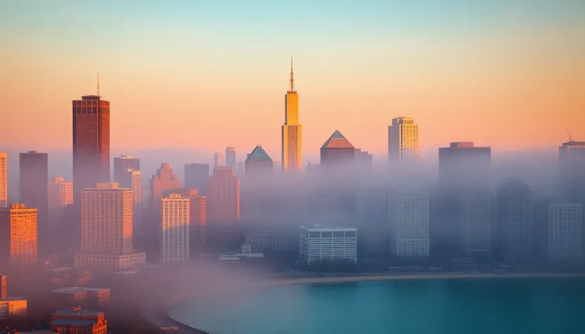 sunrise in chicago illinois