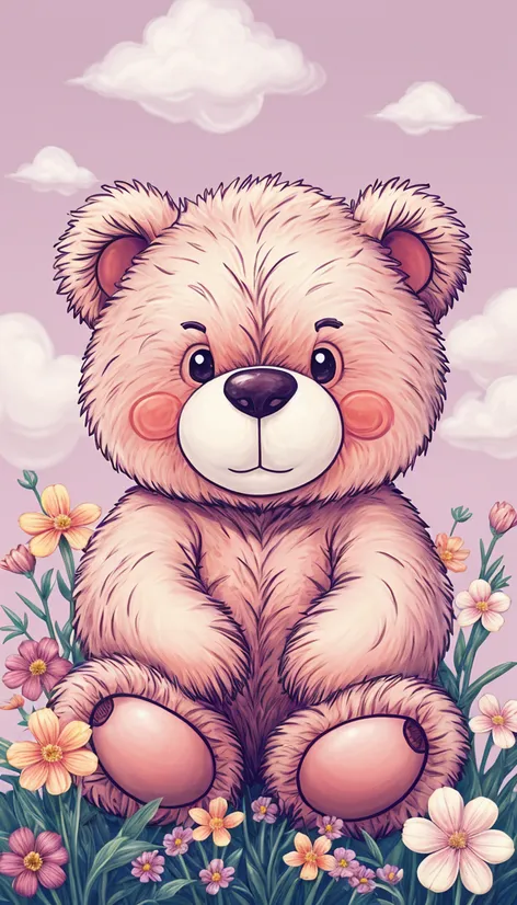 teddy bear drawing