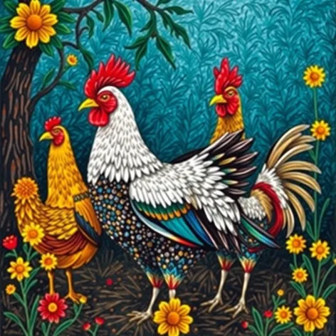 gallinas de palo