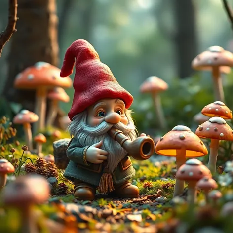 gnome with pipe