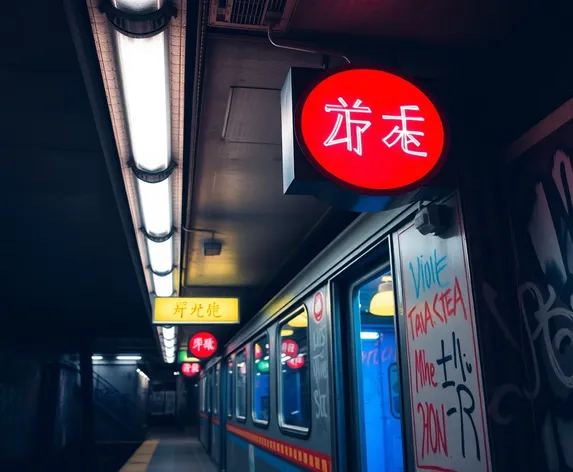 subway station subway billboards