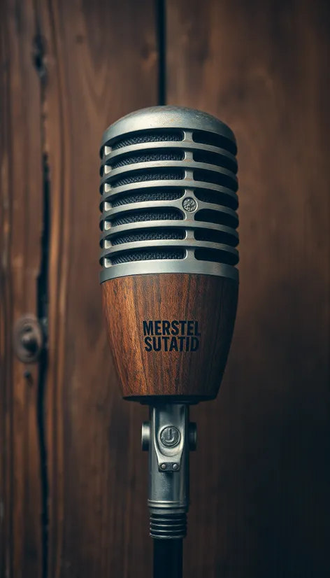 old school microphone