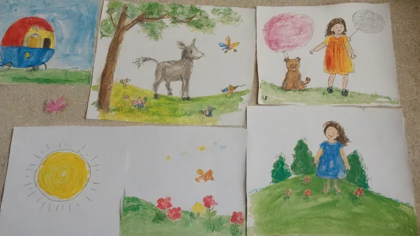 childrens drawings