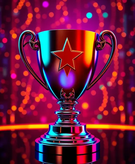 stylized 3d trophie