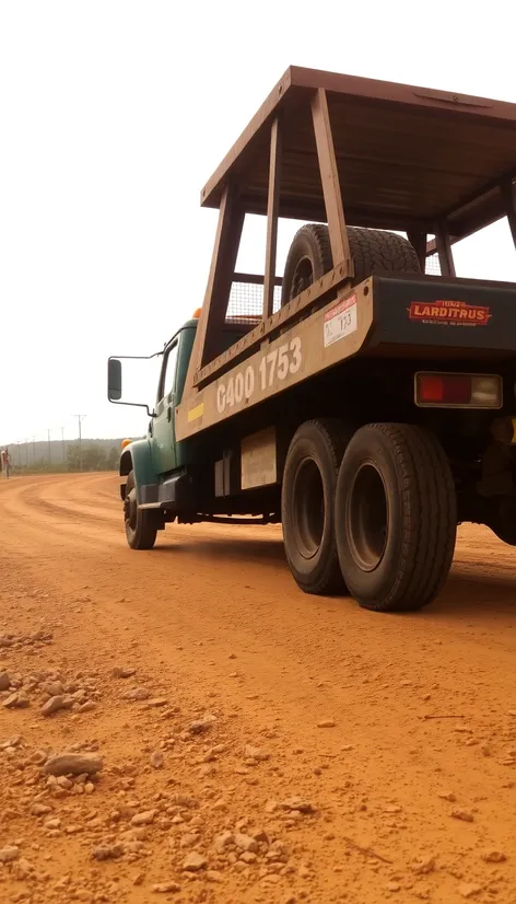 flatbed tow truck