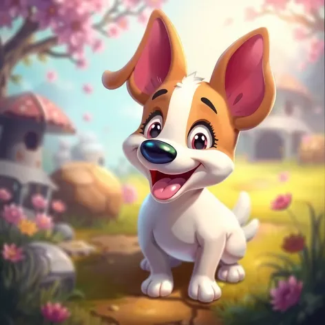 precious cartoon dog