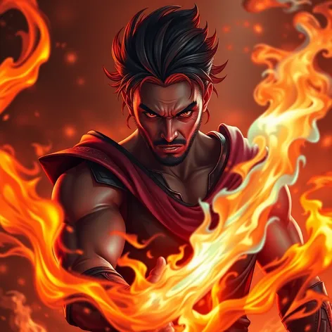 male fire genasi