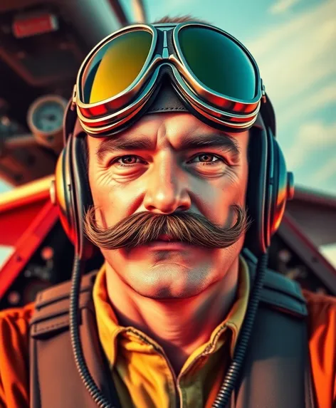 top gun mustache