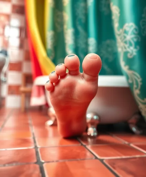 bathroom foot