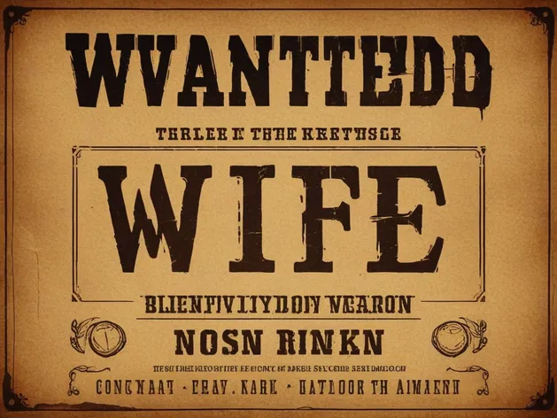 wanted poster font