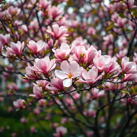 pink flowering magnolia tree