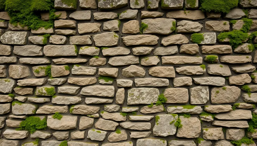 house stone wall front