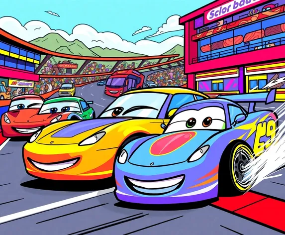 car cartoons