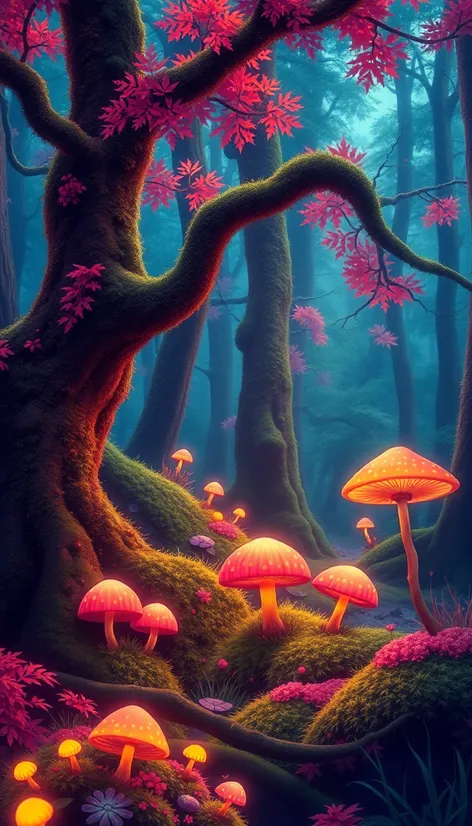 anime forest art