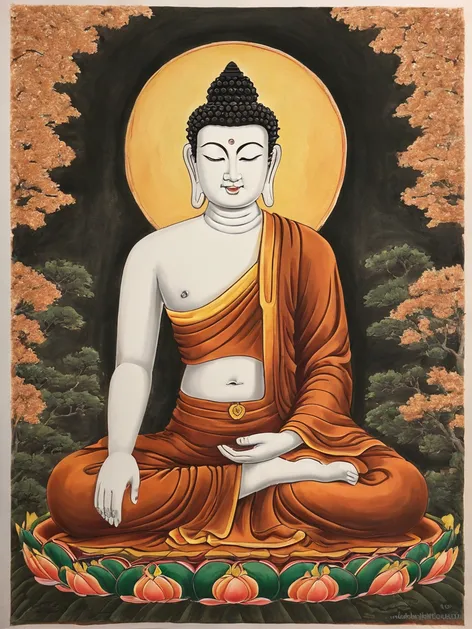 buddhism drawing