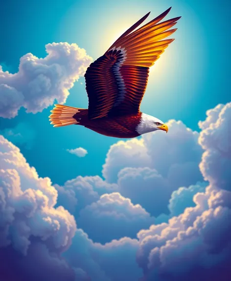 flying eagle wallpaper