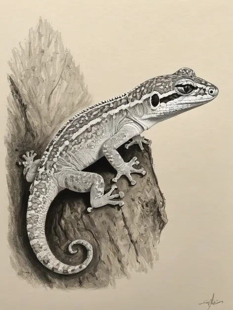 gecko drawing