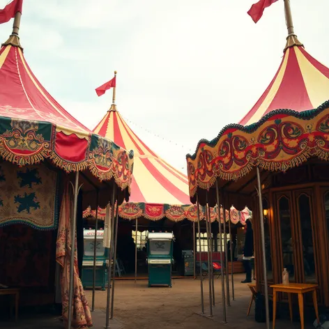 vintage carnival tents for