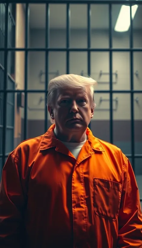 trump in orange jumpsuit