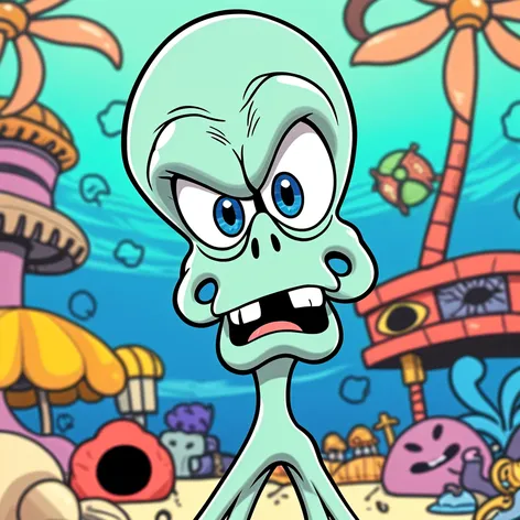 strong squidward