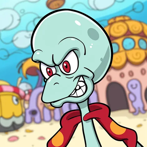 strong squidward