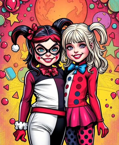 harley quinn costume kids