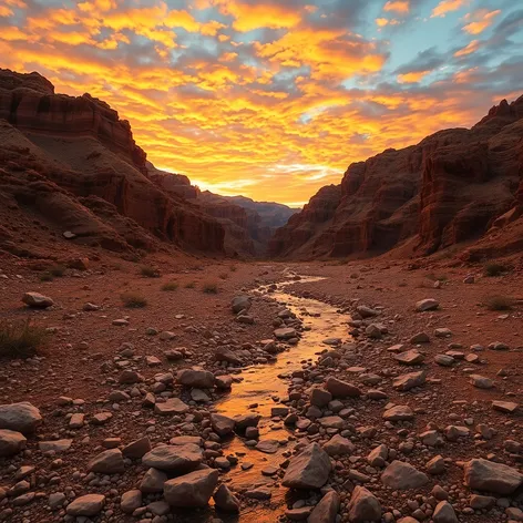 dry river bed