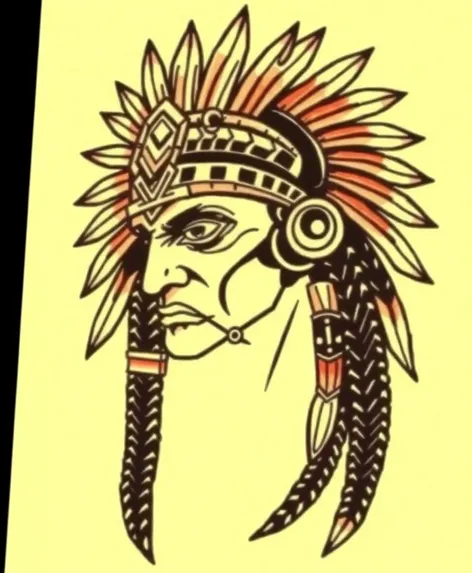 aztec warrior tattoo