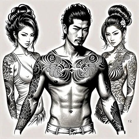 classic yakuza tattoo