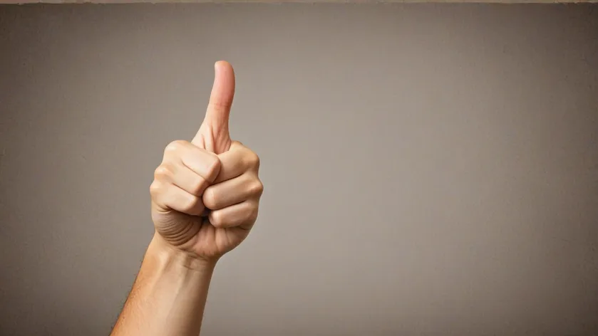 thumbs up stock image