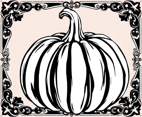 black and white pumpkin