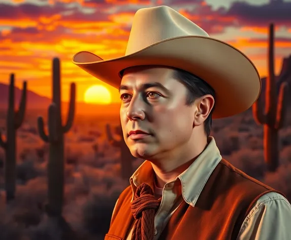 elon musk in cowboy