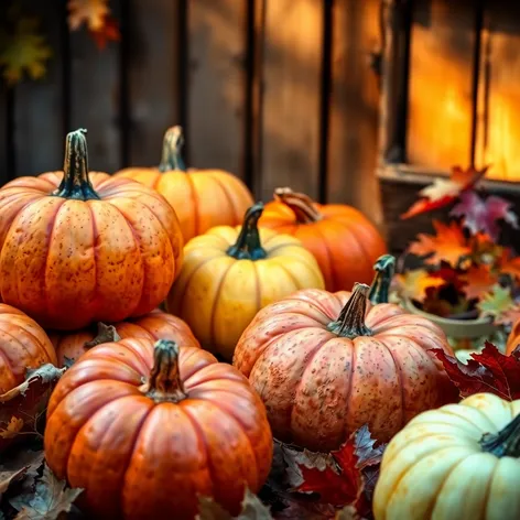 leaf pumpkins