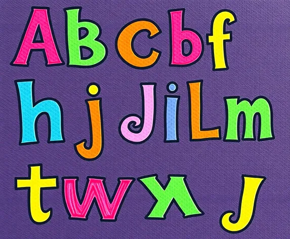 drawing letters alphabet