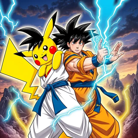 pikachu merged with goku