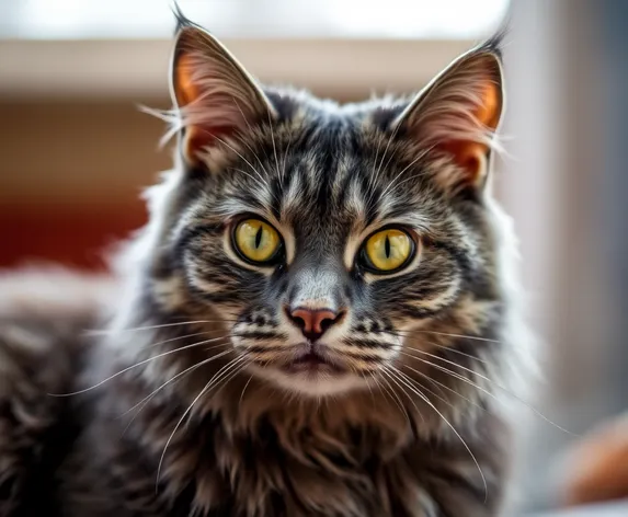 maine coon gray