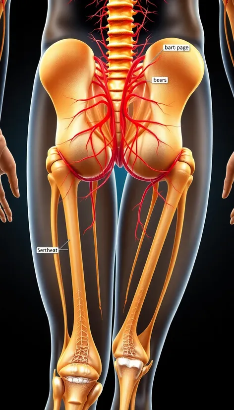 posterior thigh nerves labeled