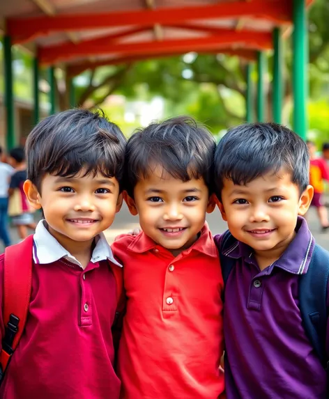 images of identical triplets