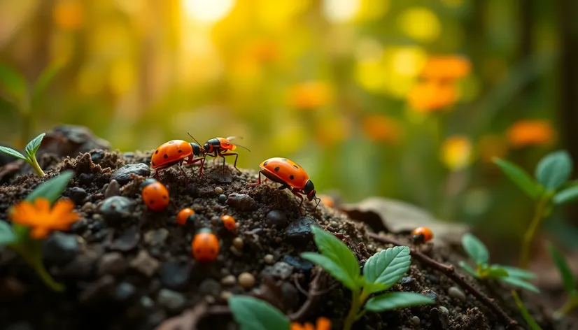 tiny orange bugs