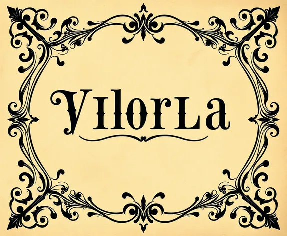 victorian font