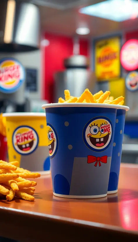 spongebob cups burger king