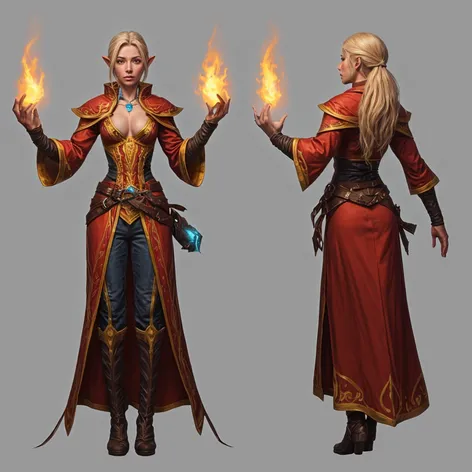 female bloodelf arcane mage