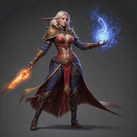 female bloodelf arcane mage