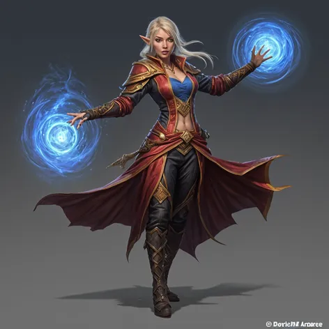 female bloodelf arcane mage