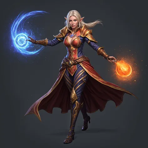 female bloodelf arcane mage