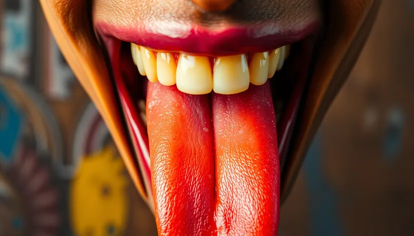 orange tongue