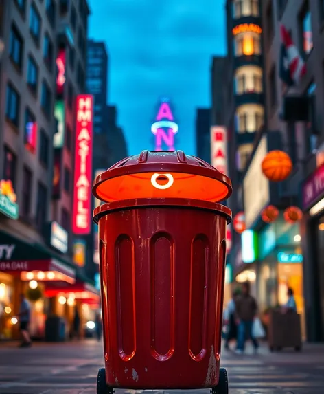 basketball trash can